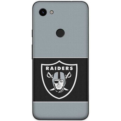 NFL Las Vegas Raiders Zone Block Google Pixel 3a XL Skin